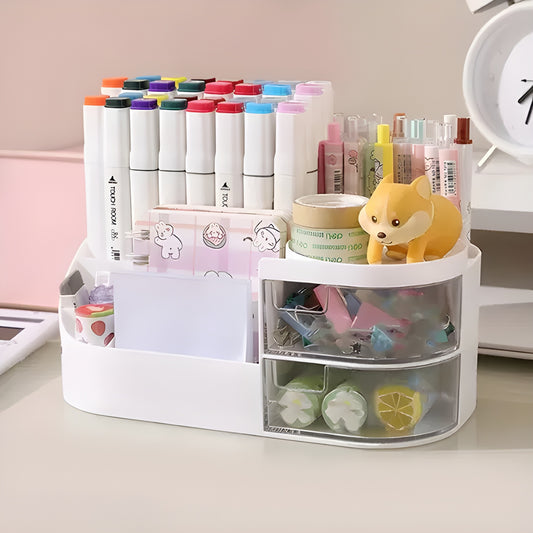 2-Drawer Makeup Organizer Box